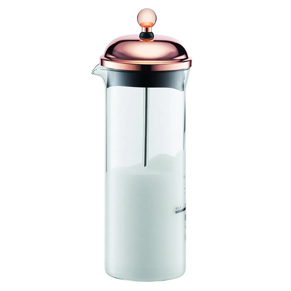 bodum-chambord-11653-18-fouet-lait-manuel-en-verre-finition-cuivre-ros-haut-de-g image 1