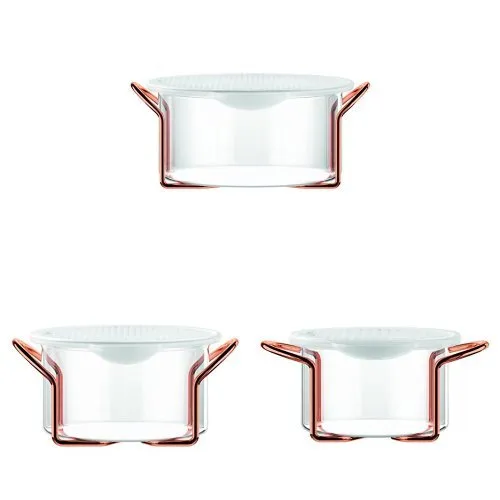 bodum-lot-de-3-plats-four-en-verre-avec-couvercle-silicone-transparent image 1