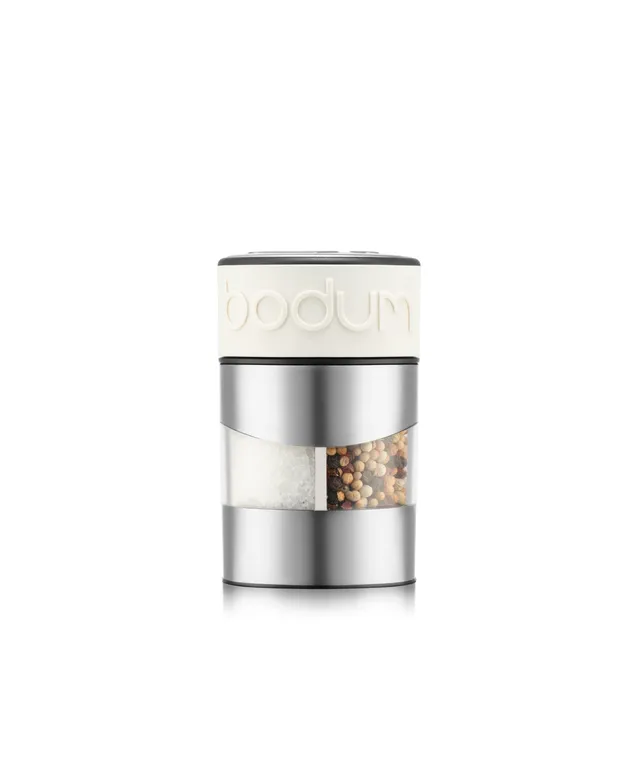 bodum-twin-11002-913-moulin-combin-sel-et-poivre-avec-bande-silicone-cr-me image 1