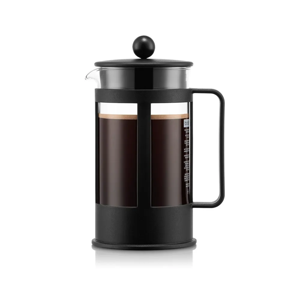 bodum-kenya-1788-01-cafeti-re-piston-1-l-8-tasses-verre-borosilicate-et-filtre-i image 1