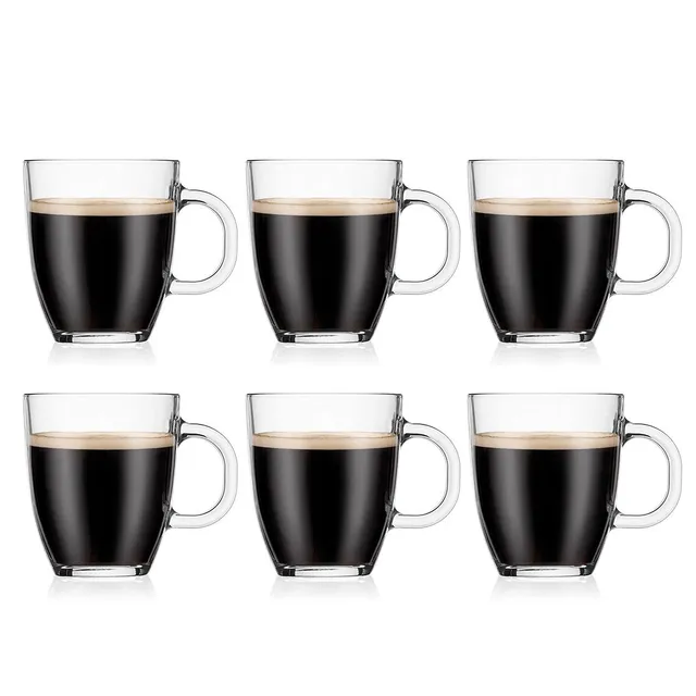 bodum-bistro-11239-10-2-set-de-6-tasses-caf-en-verre-tremp-transparent-17-5-x-36 image 1