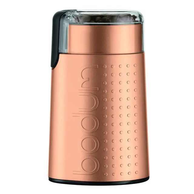 bodum-bistro-11160-73euro-1-moulin-caf-lectrique-lames-cuivr-150-w-h-lice-inox-3 image 1