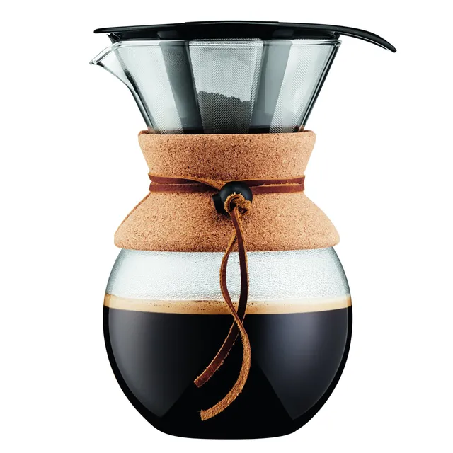 bodum-pour-over-11571-109-cafeti-re-filtre-permanent-inox-8-tasses-verre-borosil image 1