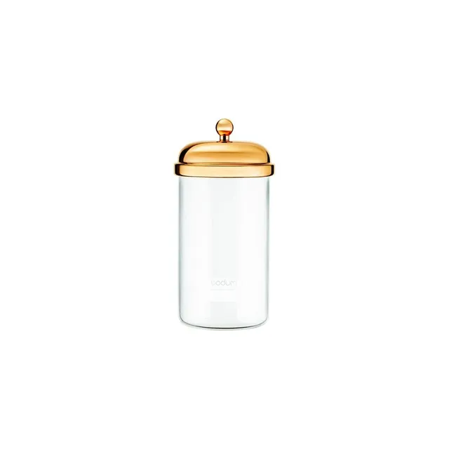 bodum-classic-11654-17s-bocal-en-verre-borosilicate-1-0-l-avec-couvercle-m-talli image 1
