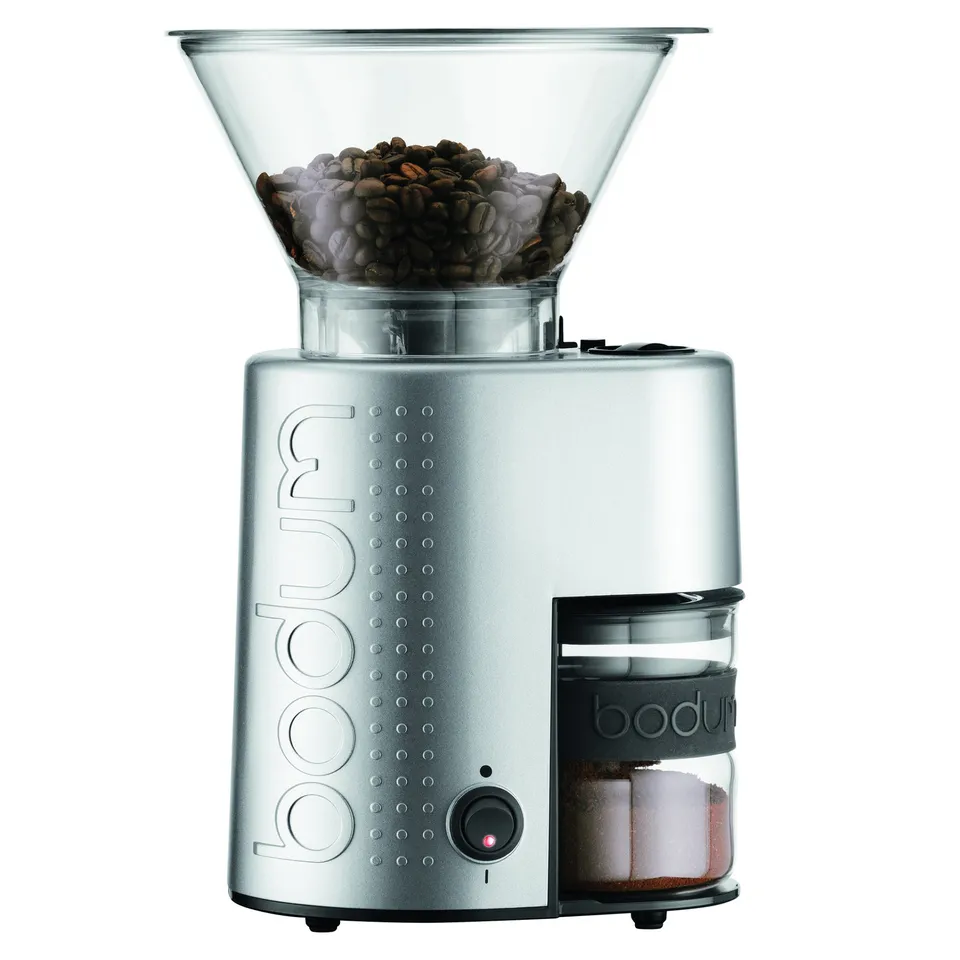 bodum-bistro-10903-73euro-1-broyeur-caf-lectrique-meules-coniques-aluminium-160- image 1