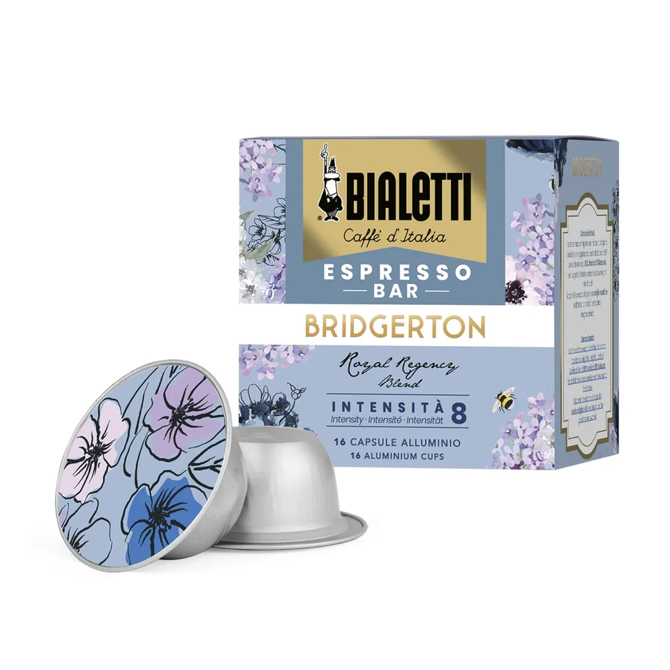 bialetti-bridgerton-royal-regency-16-capsules-expresso-80-arabica-20-robusta-com image 1