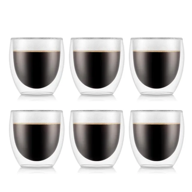 bodum-pavina-set-de-6-verres-double-paroi-250-ml-en-borosilicate-r-sistants-au-f image 1