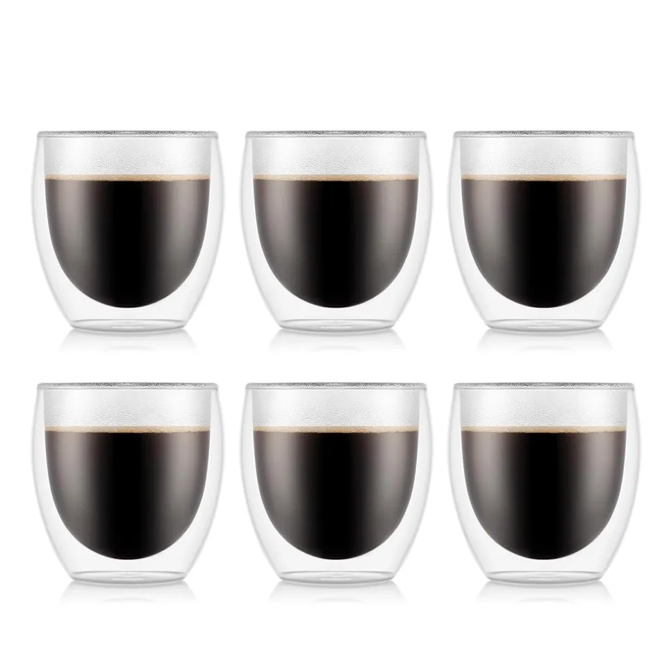 bodum-pavina-set-de-6-verres-double-paroi-250-ml-en-borosilicate-r-sistants-au-f image 1