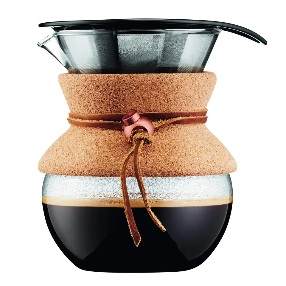 bodum-11592-109-pour-over-cafeti-re-filtre-permanente-inox-4-tasses-0-5-l-carafe image 1