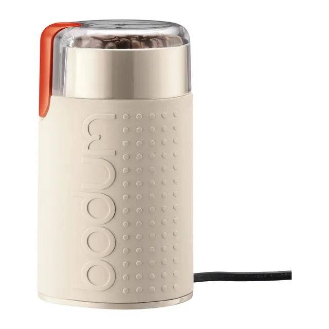 bodum-bistro-11160-913euro-moulin-caf-lectrique-h-lice-inox-blanc-cr-me-150-w image 1