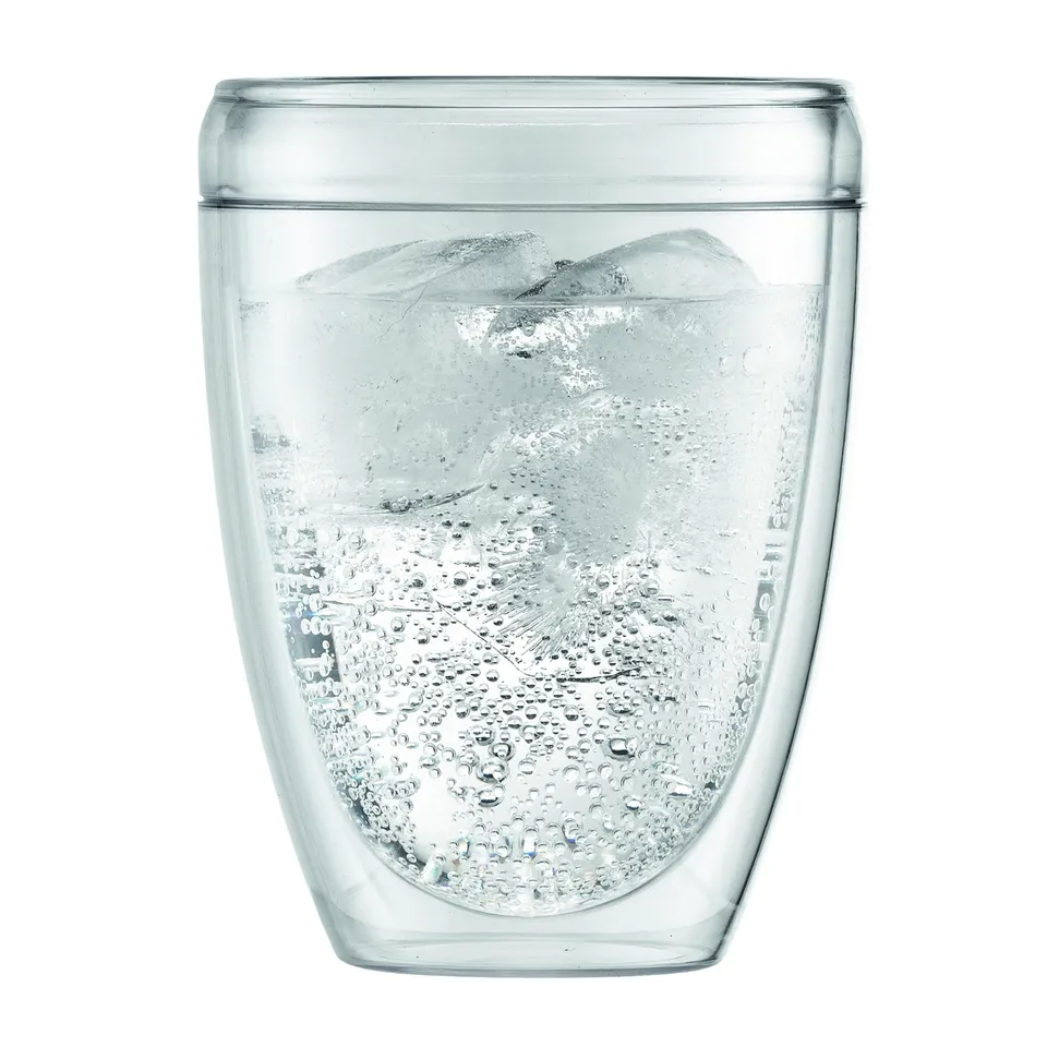 bodum-pavina-outdoor-set-de-2-gobelets-double-paroi-plastique-0-35-l-transparent image 1