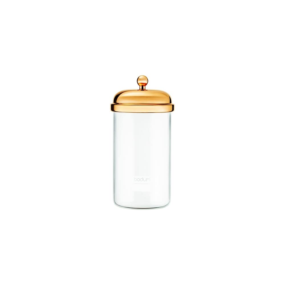 bodum-classic-11654-17s-bocal-en-verre-borosilicate-1-0-l-avec-couvercle-m-talli image 1