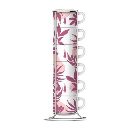 bialetti-set-de-6-tasses-caf-roses-empilables-en-porcelaine image 4