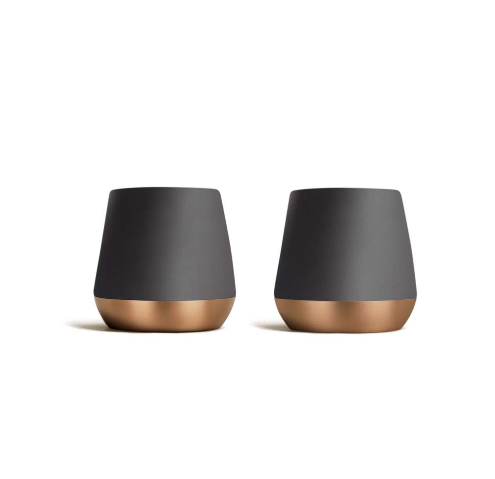 fellow-junior-demitasse-tasses-espresso-c-ramique-double-paroi-noir-cuivre-2-x-7 image 1