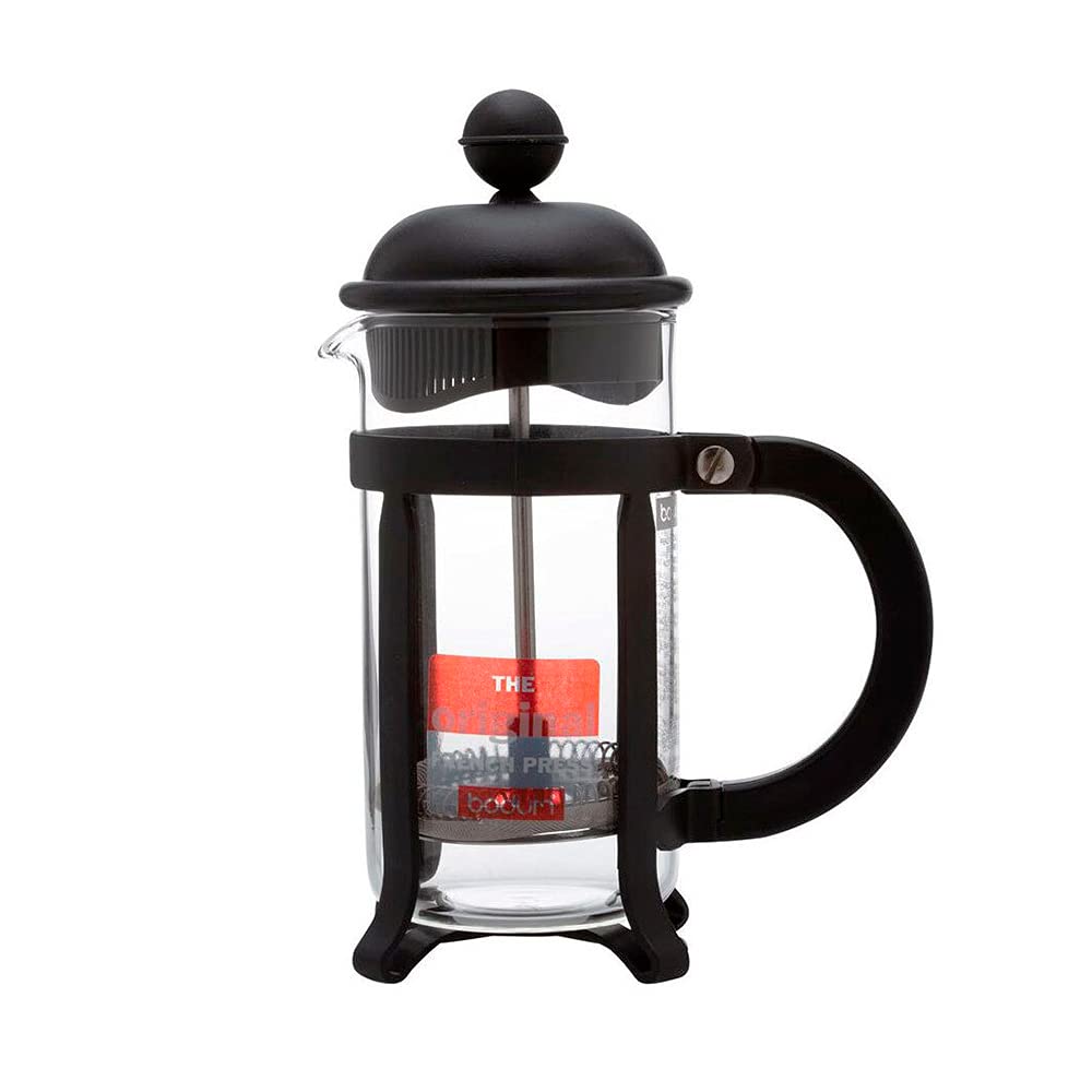 bodum-1908-01-java-cafeti-re-piston-1-l-noire-french-press-en-verre-borosilicate image 2
