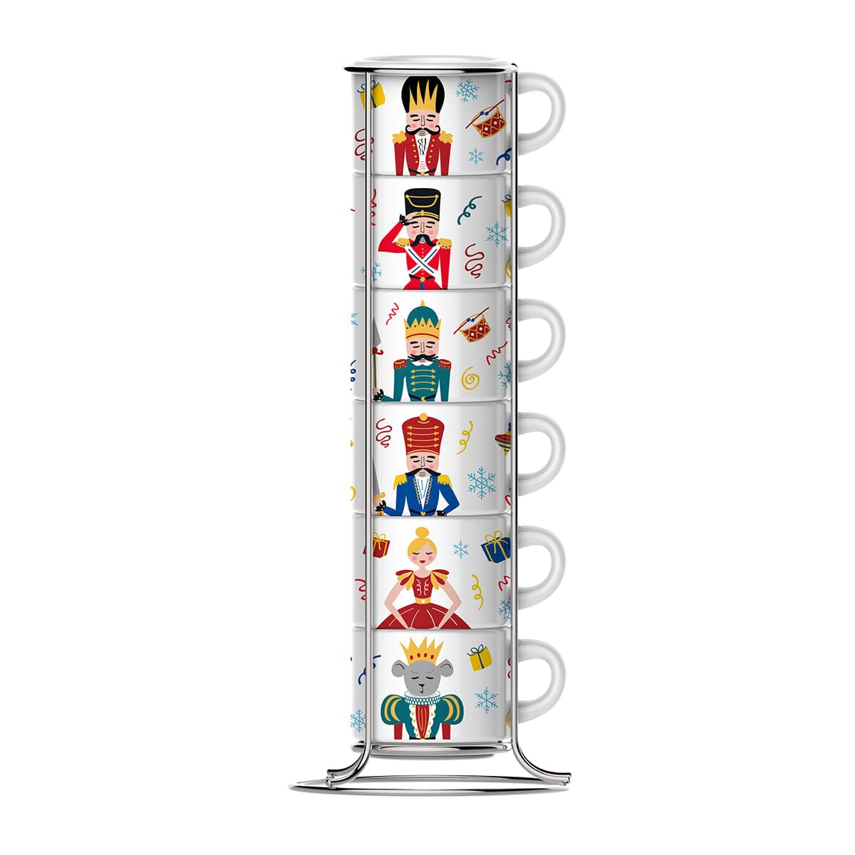 bialetti-set-de-2-tasses-caf-avec-soucoupes-en-porcelaine-collection-no-l-le-cas image 7
