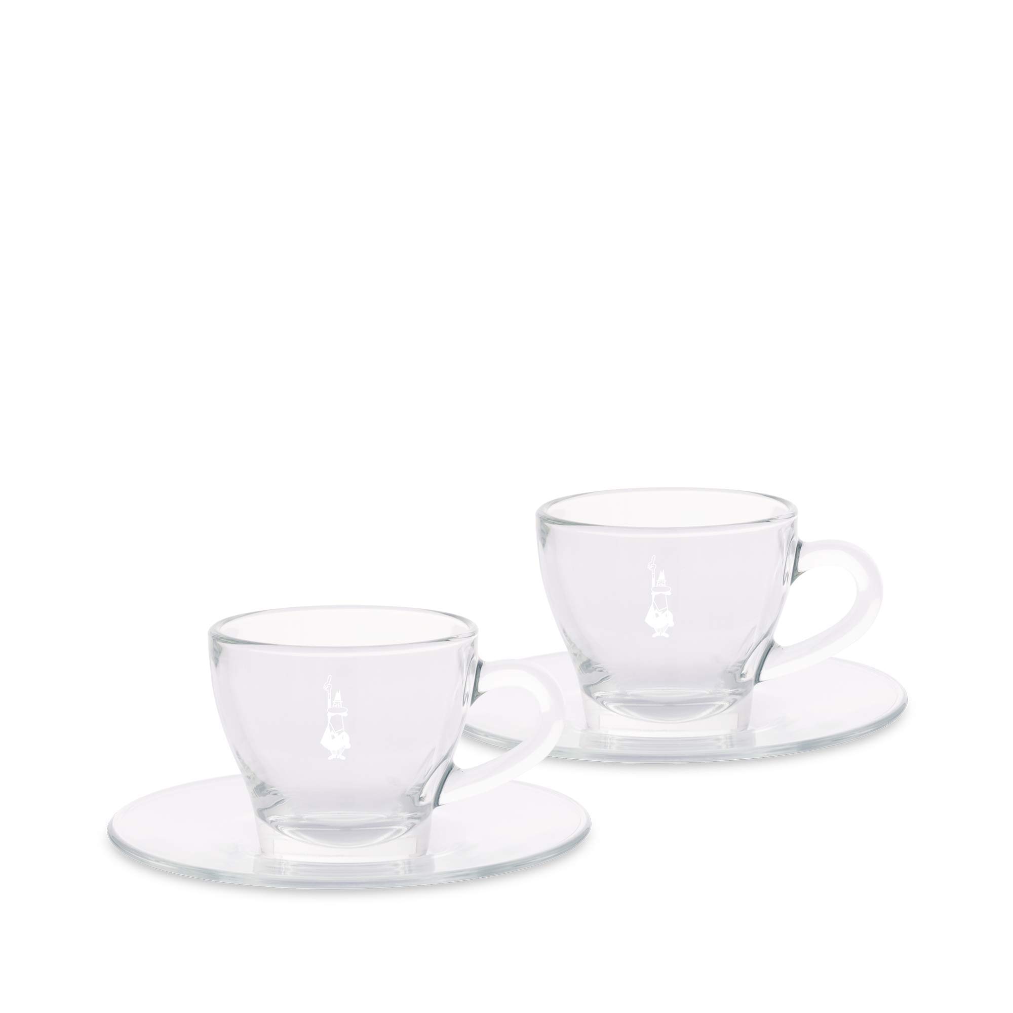 bialetti-lot-de-2-tasses-expresso-institutionnelles-avec-soucoupes-165-ml-verre- image 1
