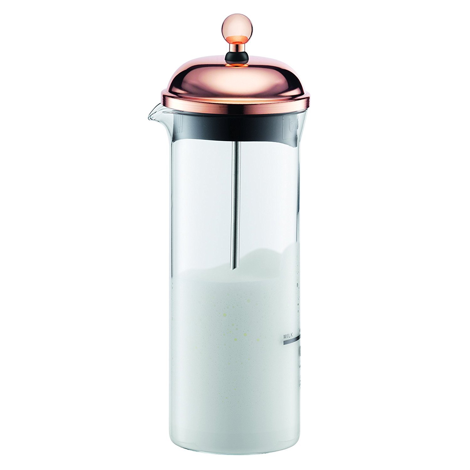 bodum-chambord-11653-18-fouet-lait-manuel-en-verre-finition-cuivre-ros-haut-de-g image 1