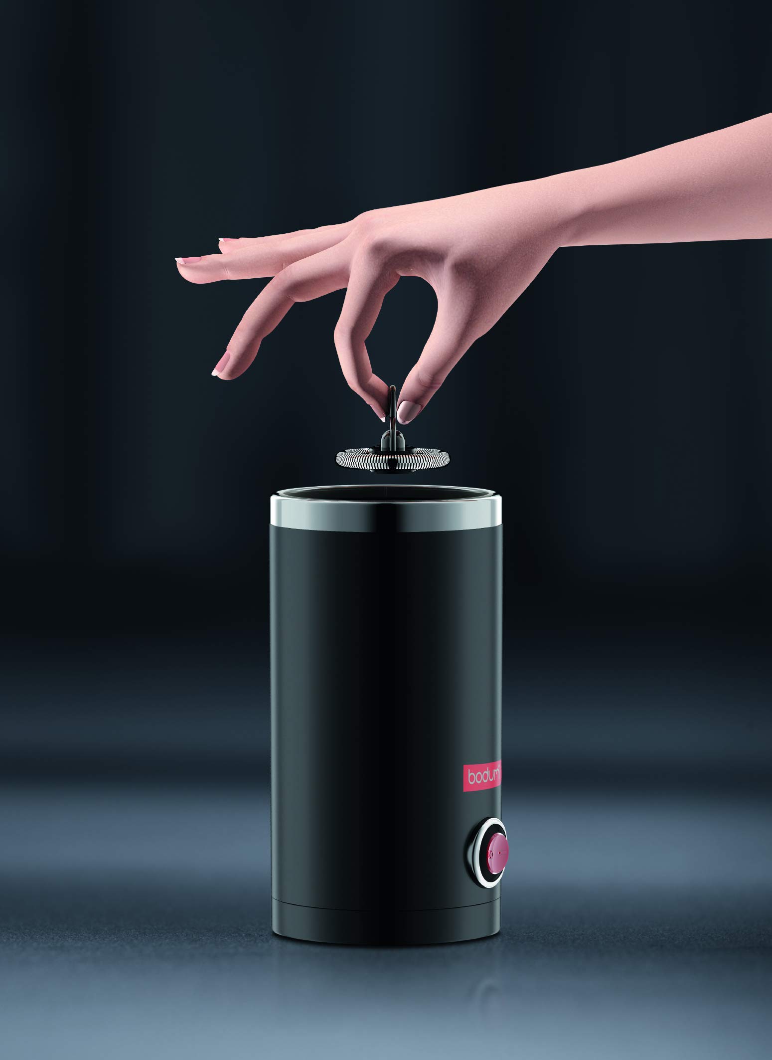 bodum-bistro-mousseur-lait-lectrique-chauffant-550-w-inox-190-ml image 6