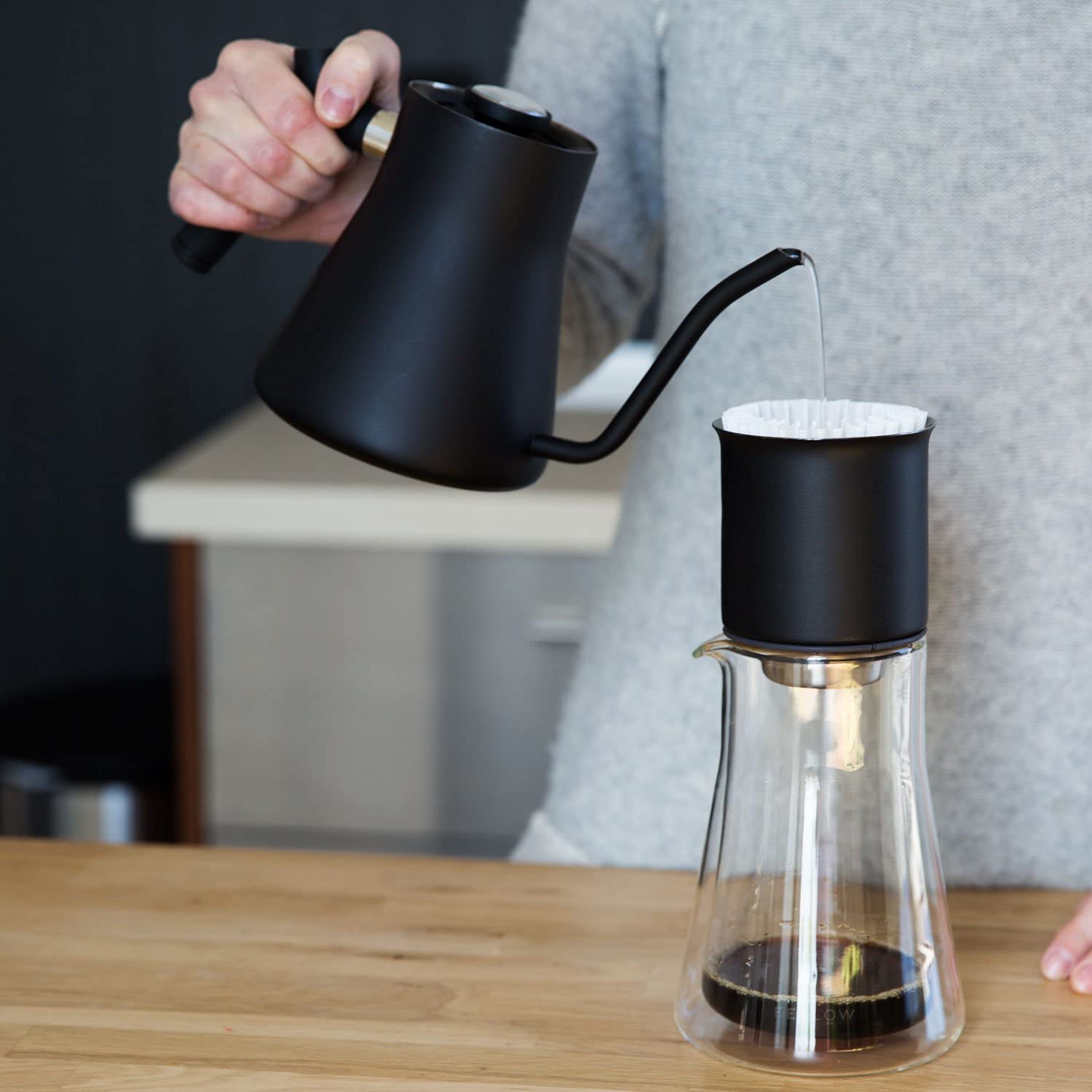fellow-stagg-xf-set-pour-over-goutteur-double-paroi-verseuse-en-verre-double-par image 5