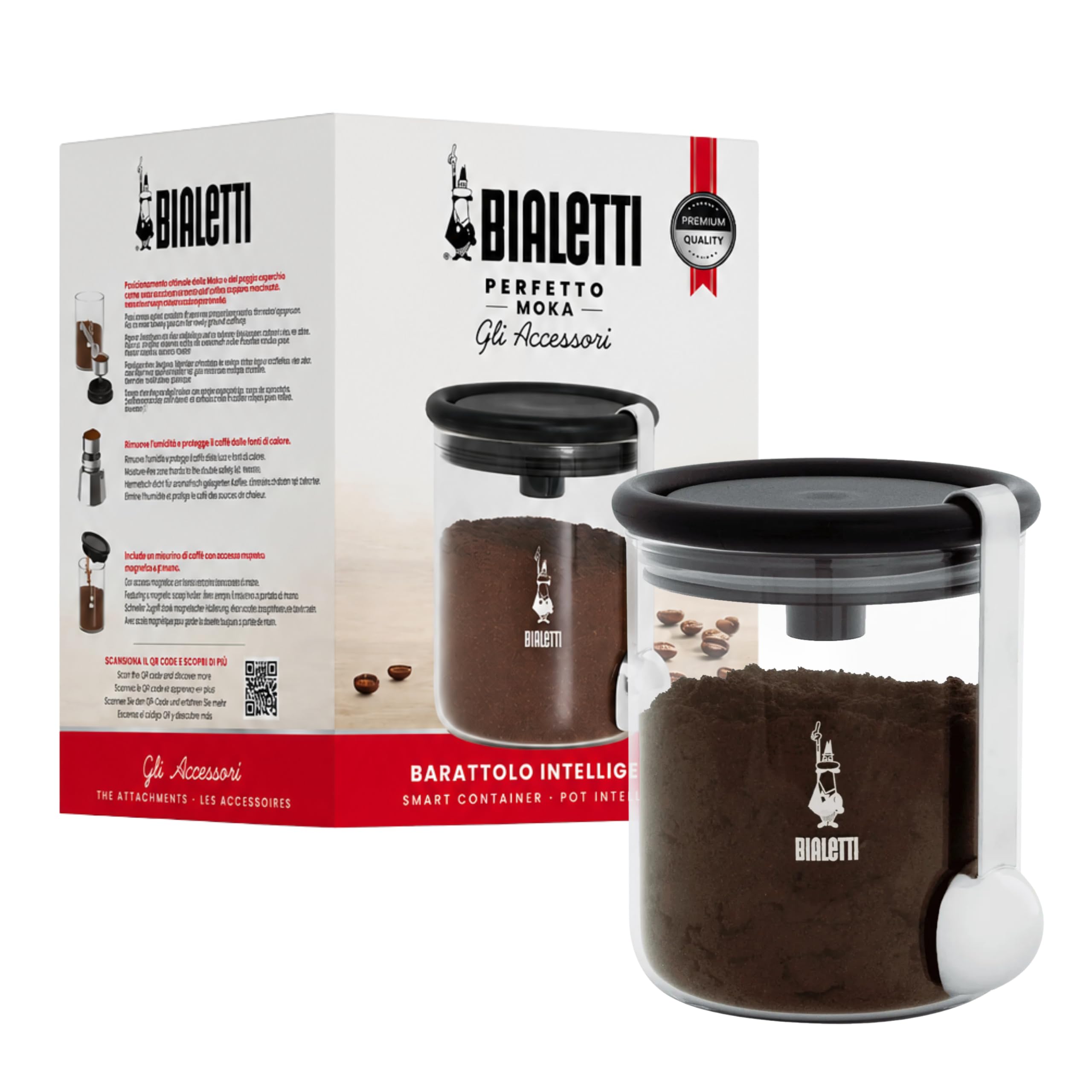 bialetti-pot-intelligent-caf-moka-250-g-pot-herm-tique-en-verre-avec-bouchon-sil image 1