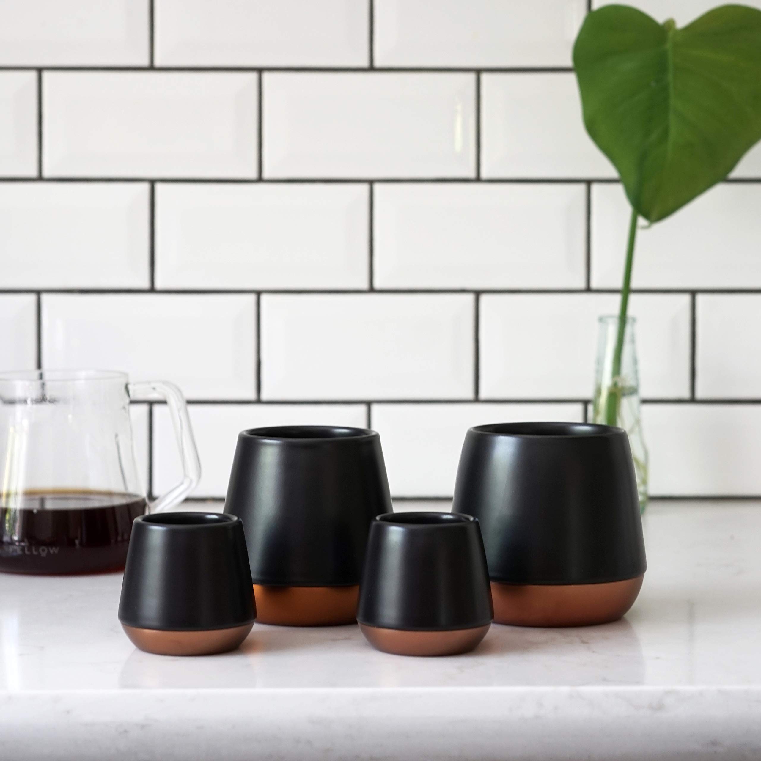 fellow-junior-demitasse-tasses-espresso-c-ramique-double-paroi-noir-cuivre-2-x-7 image 7