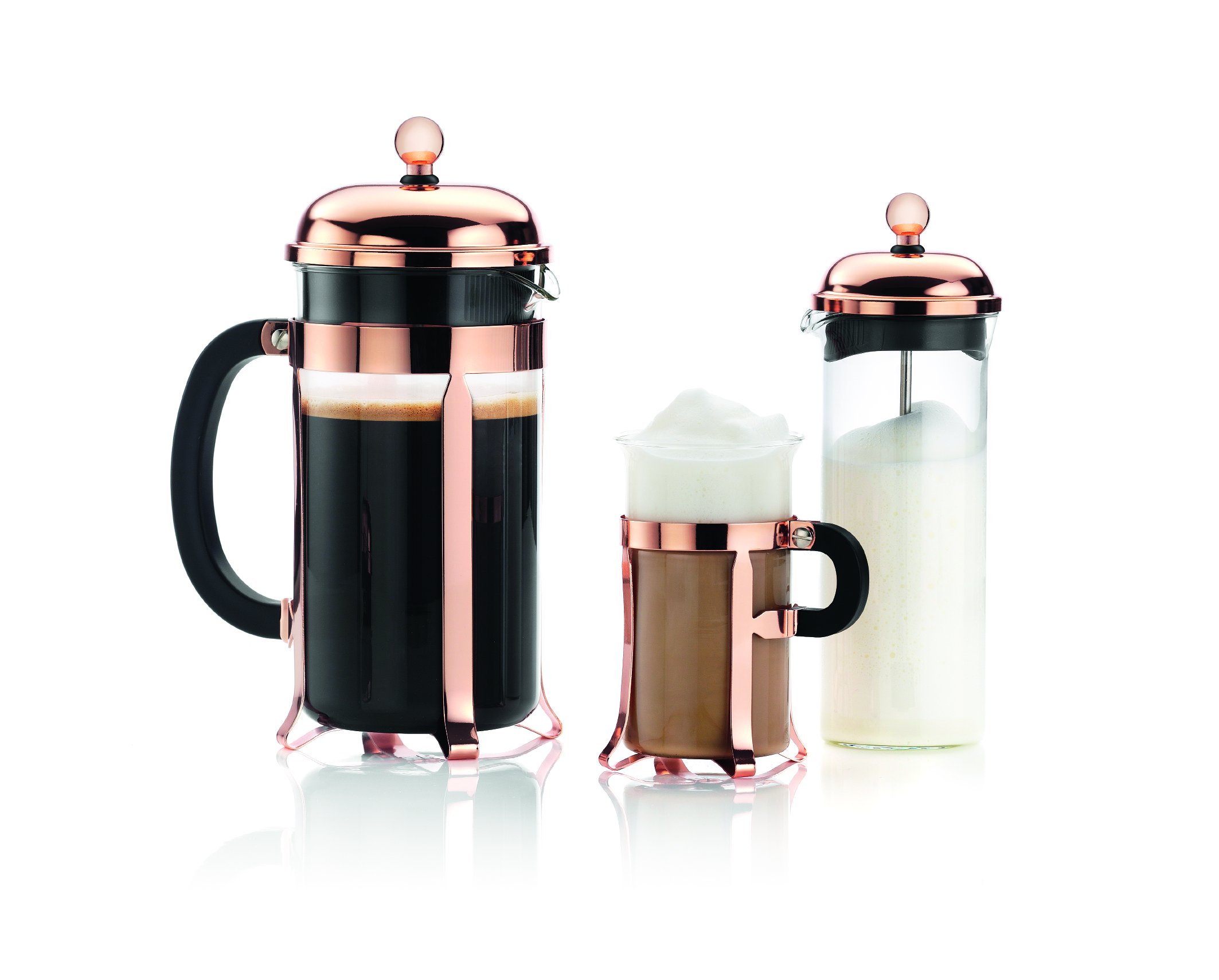 bodum-4922-18-chambord-set-sucrier-cr-mier-cuivre-ros-design-iconique-cuivre-hau image 2