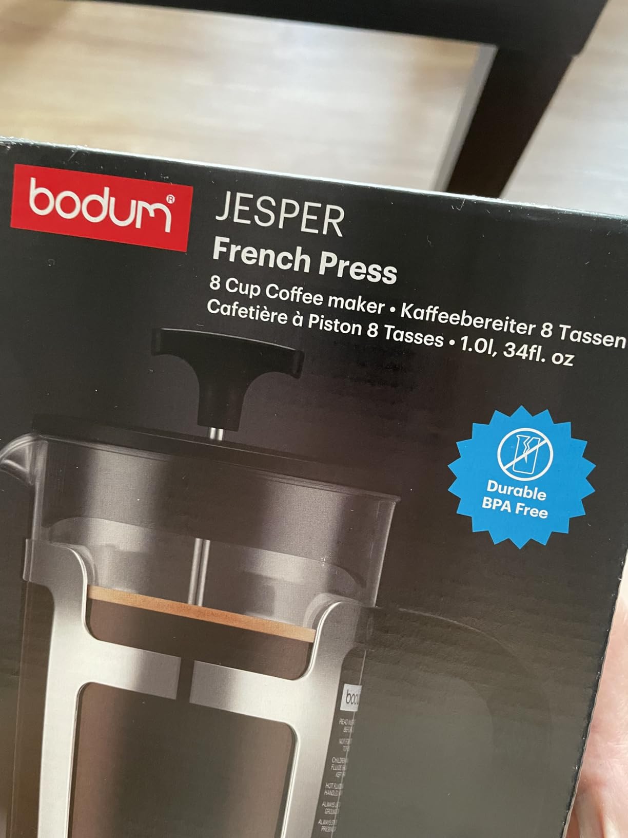 Excellente cafetière à piston