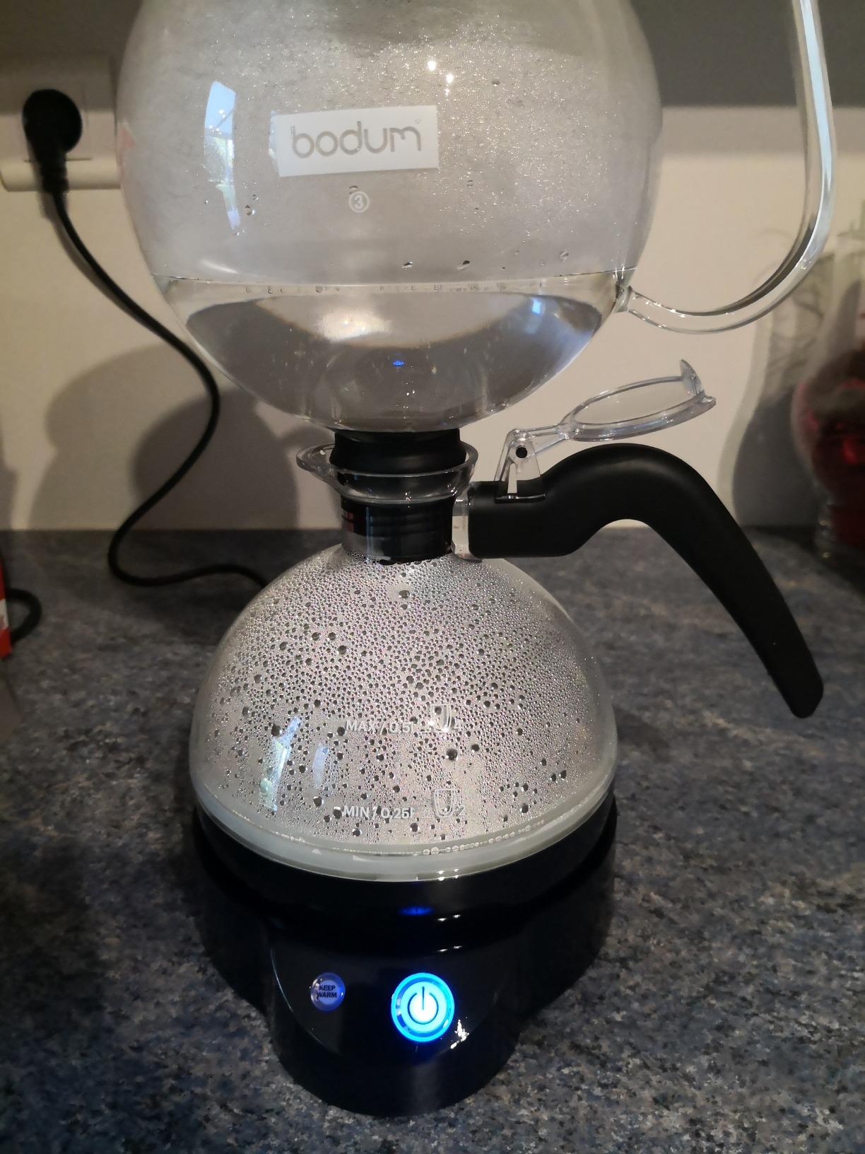 Café de siphon sans effort