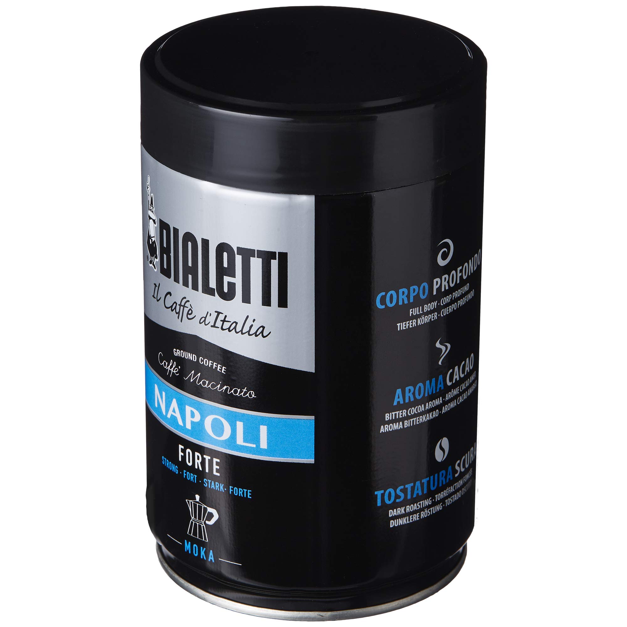 bialetti-caf-moulu-barattolo-moka-napoli-250-g-torr-faction-forte-ar-me-cacao-am image 7