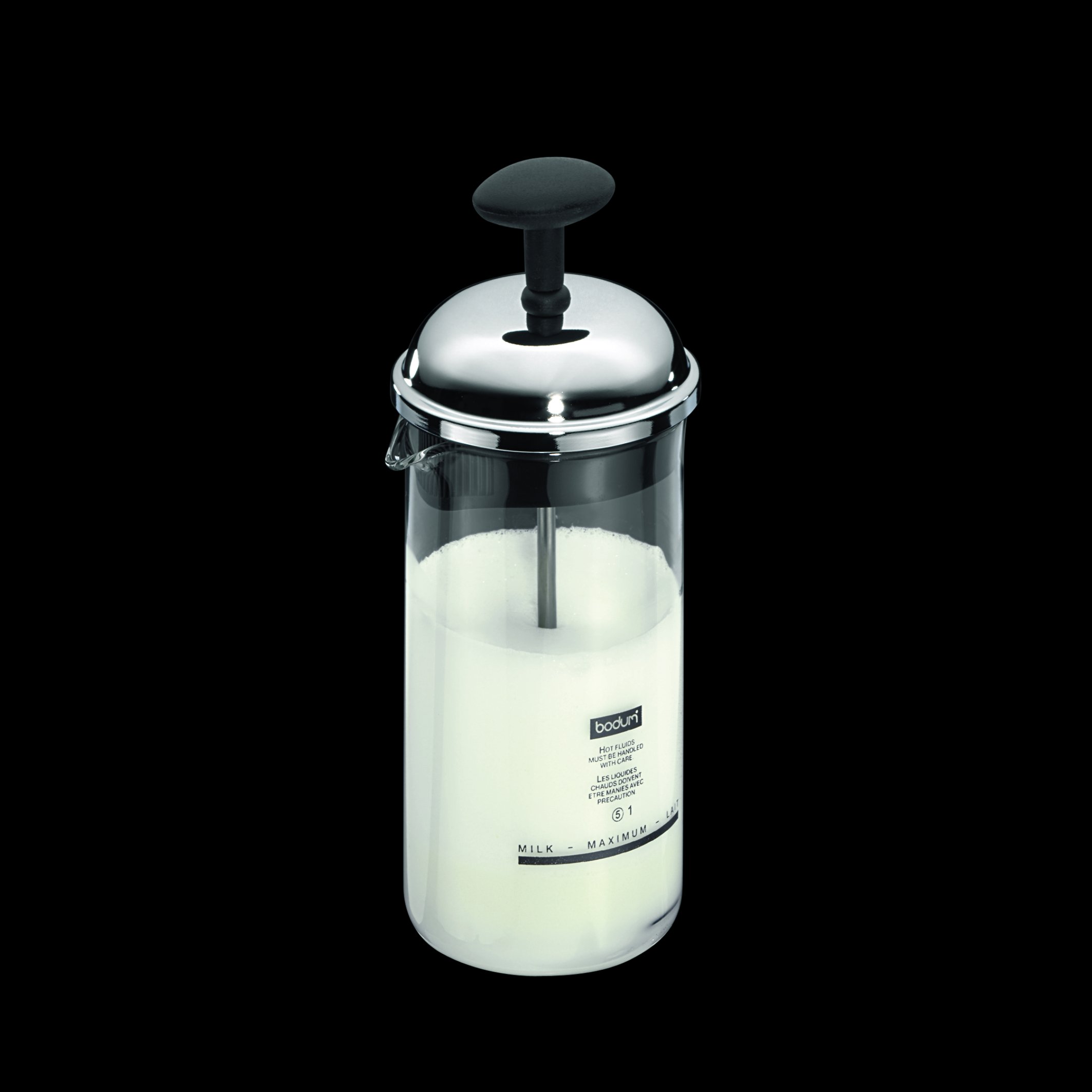 bodum-chambord-1963-01-mousseur-lait-manuel-petite-mesure-noir-piston-verre-boro image 4