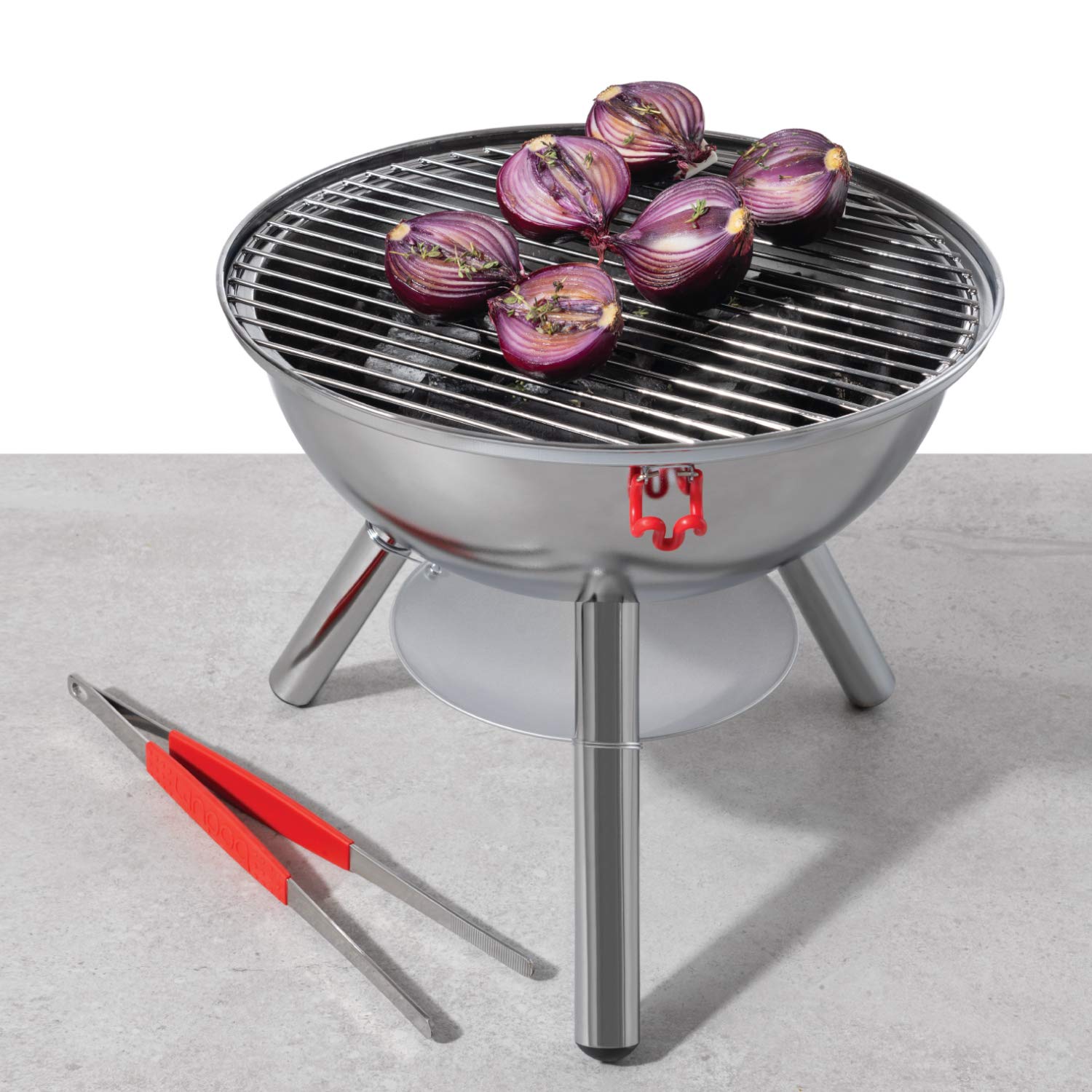 bodum-fyrkat-picnic-barbecue-charbon-de-bois-portable-38-cm-finition-chrom-e-bri image 2