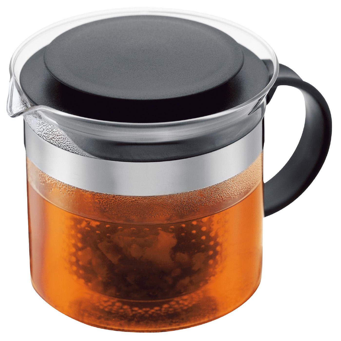 bodum-bistro-nouveau-1880-01-th-i-re-piston-1-5-l-verre-et-filtre-acrylique-noir image 1