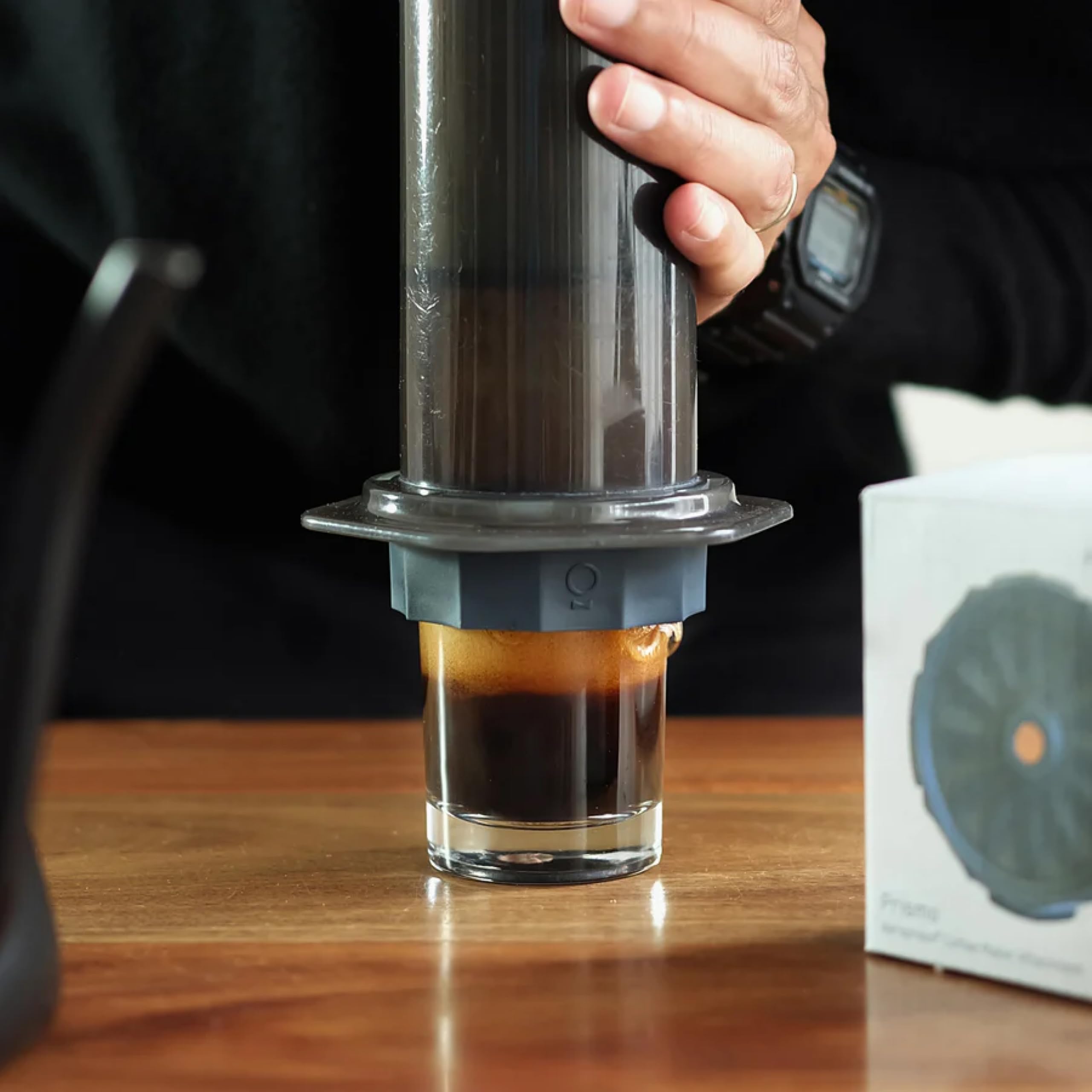 fellow-prismo-accessoire-espresso-pour-cafeti-re-aeropress-avec-filtre-m-talliqu image 2