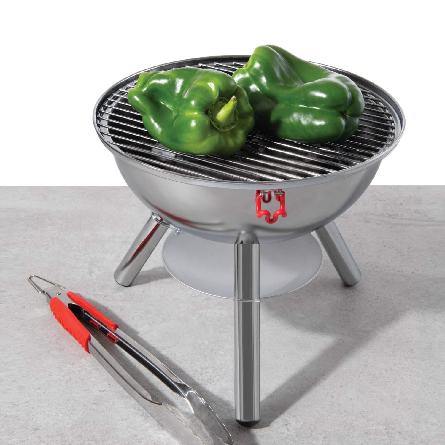 bodum-fyrkat-picnic-barbecue-charbon-de-bois-portable-38-cm-finition-chrom-e-bri image 3