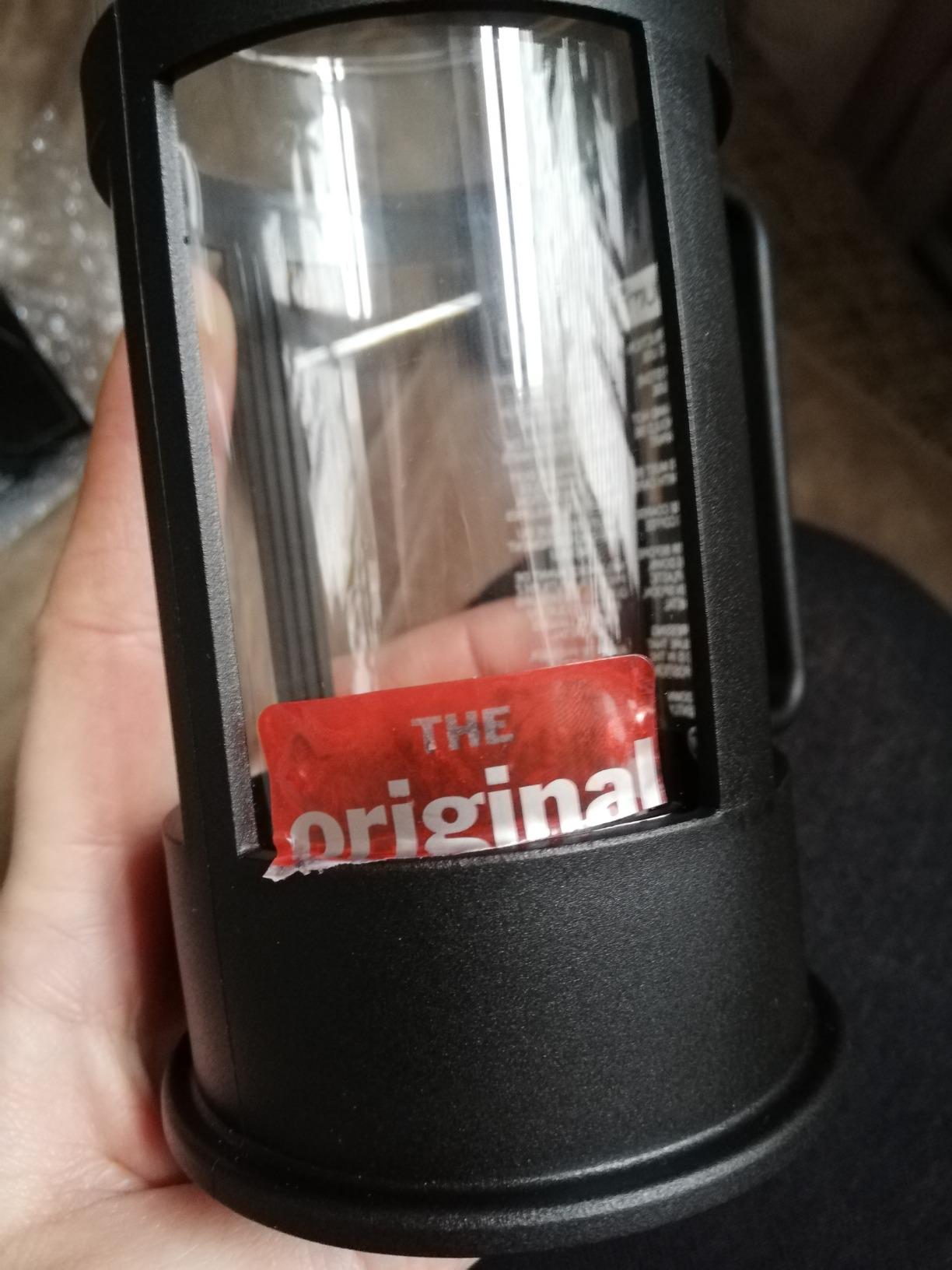 Carafe reçue fissurée