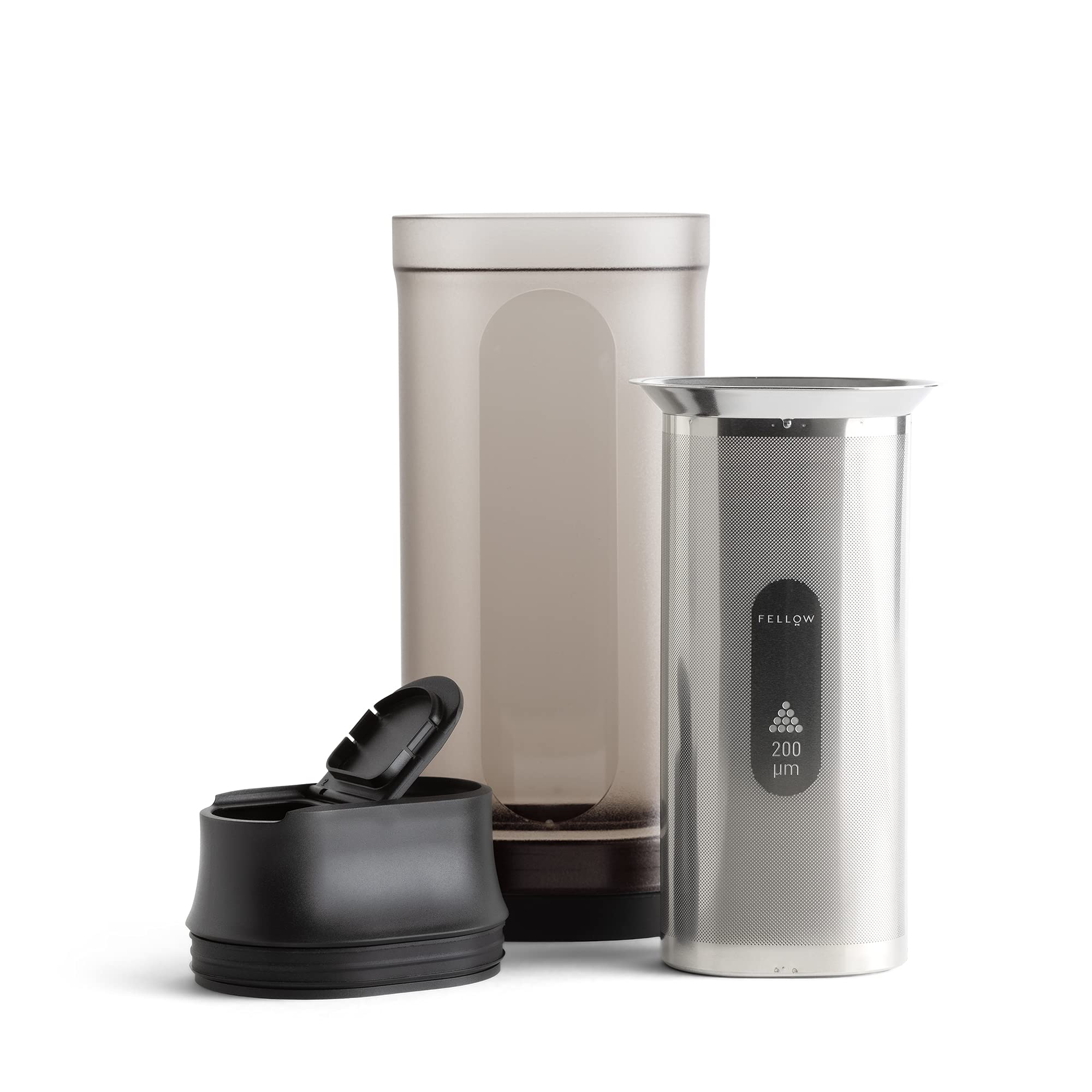 fellow-shimmy-passoire-tamis-caf-en-acier-inoxydable-304-mailles-fines-200-micro image 2