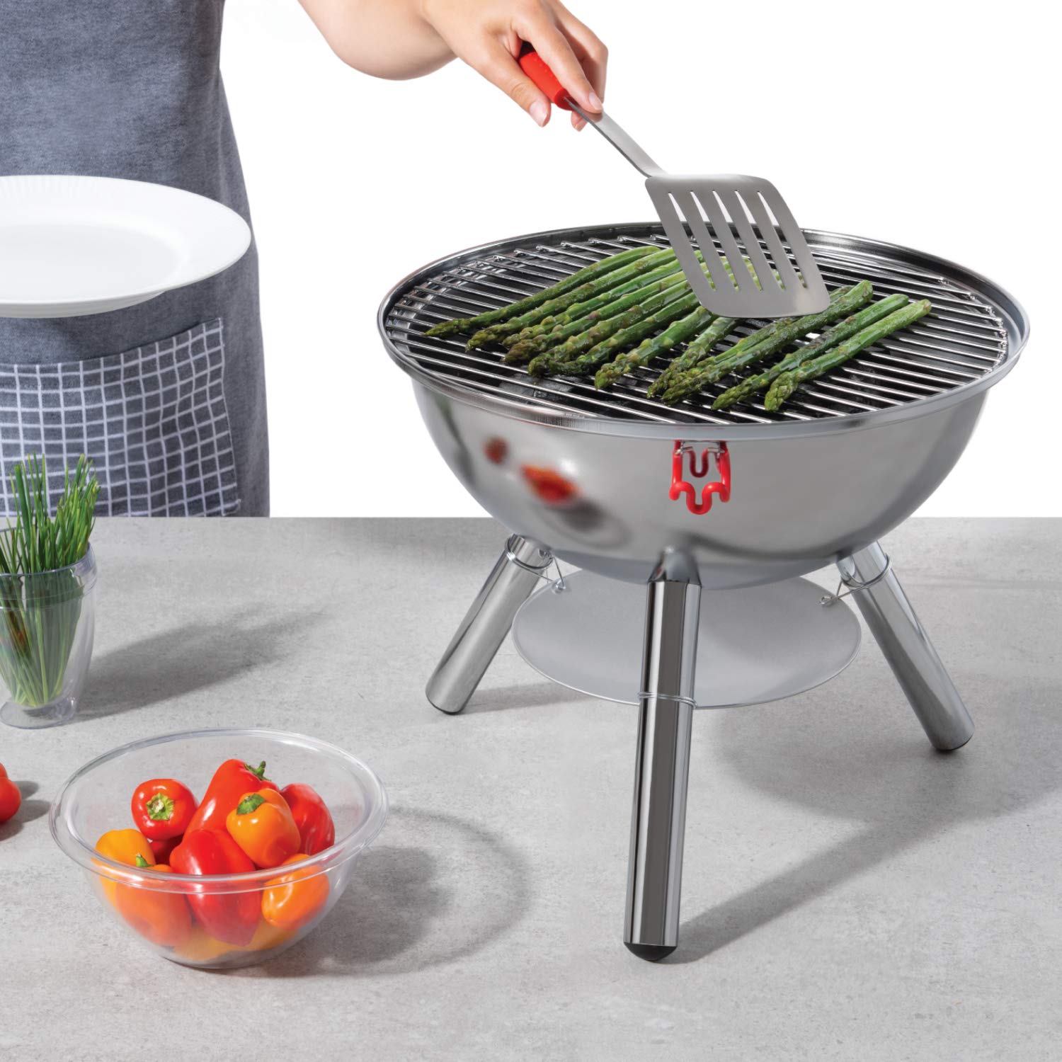 bodum-fyrkat-picnic-barbecue-charbon-de-bois-portable-38-cm-finition-chrom-e-bri image 6