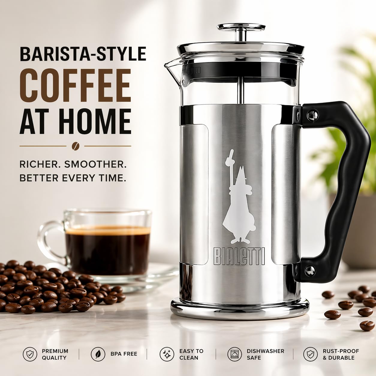 bialetti-preziosa-cafeti-re-piston-1-l-verre-borosilicate-et-acier-inoxydable-8- image 2