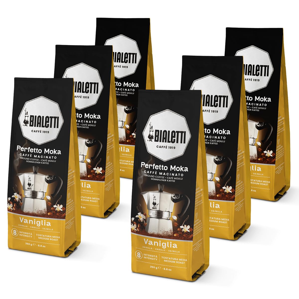 bialetti-perfetto-moka-caf-moulu-ar-me-vanille-sachet-250-g-torr-faction-moyenne image 8