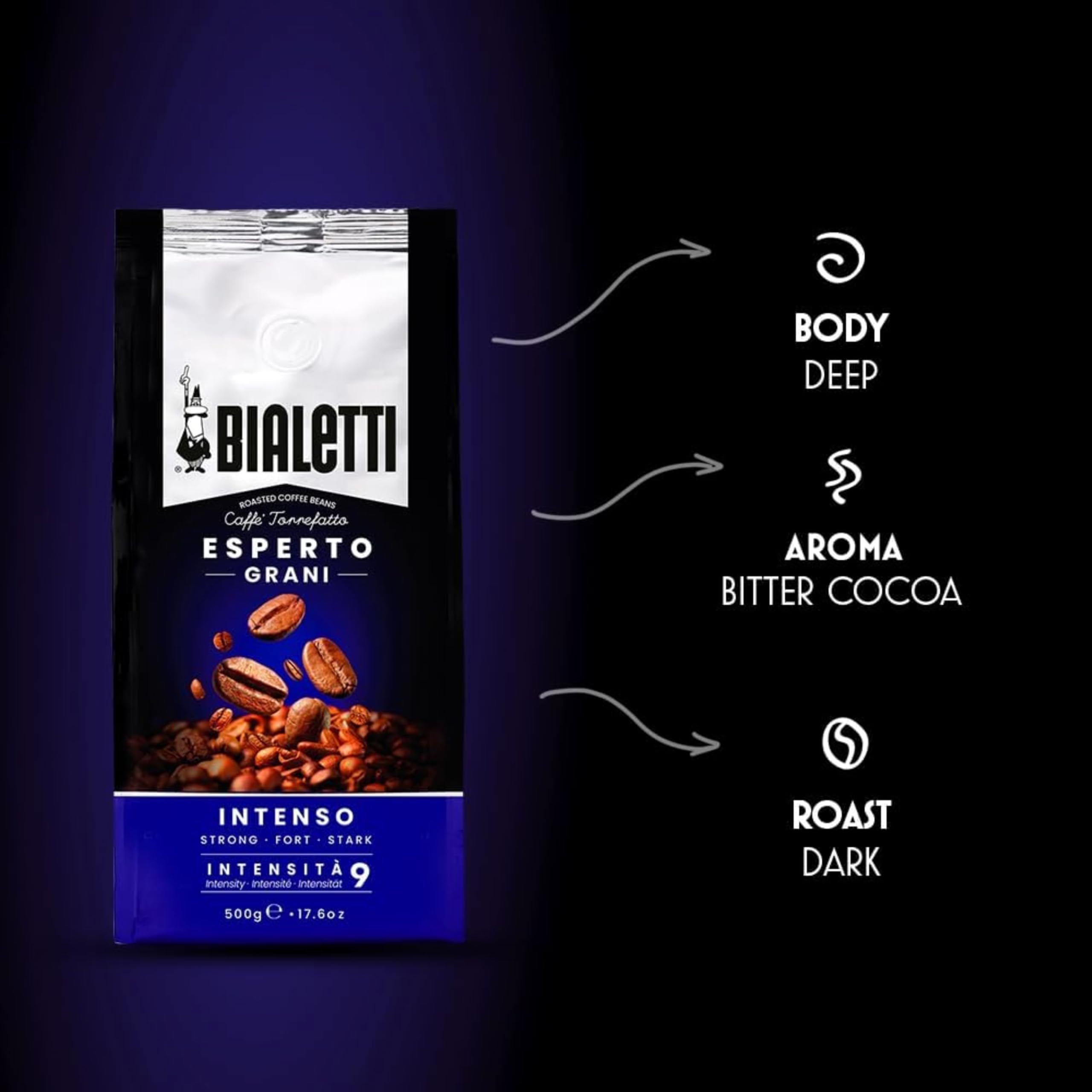 bialetti-grain-expert-intenso-caf-en-grains-100-robusta-torr-faction-fonc-e-1-kg image 2