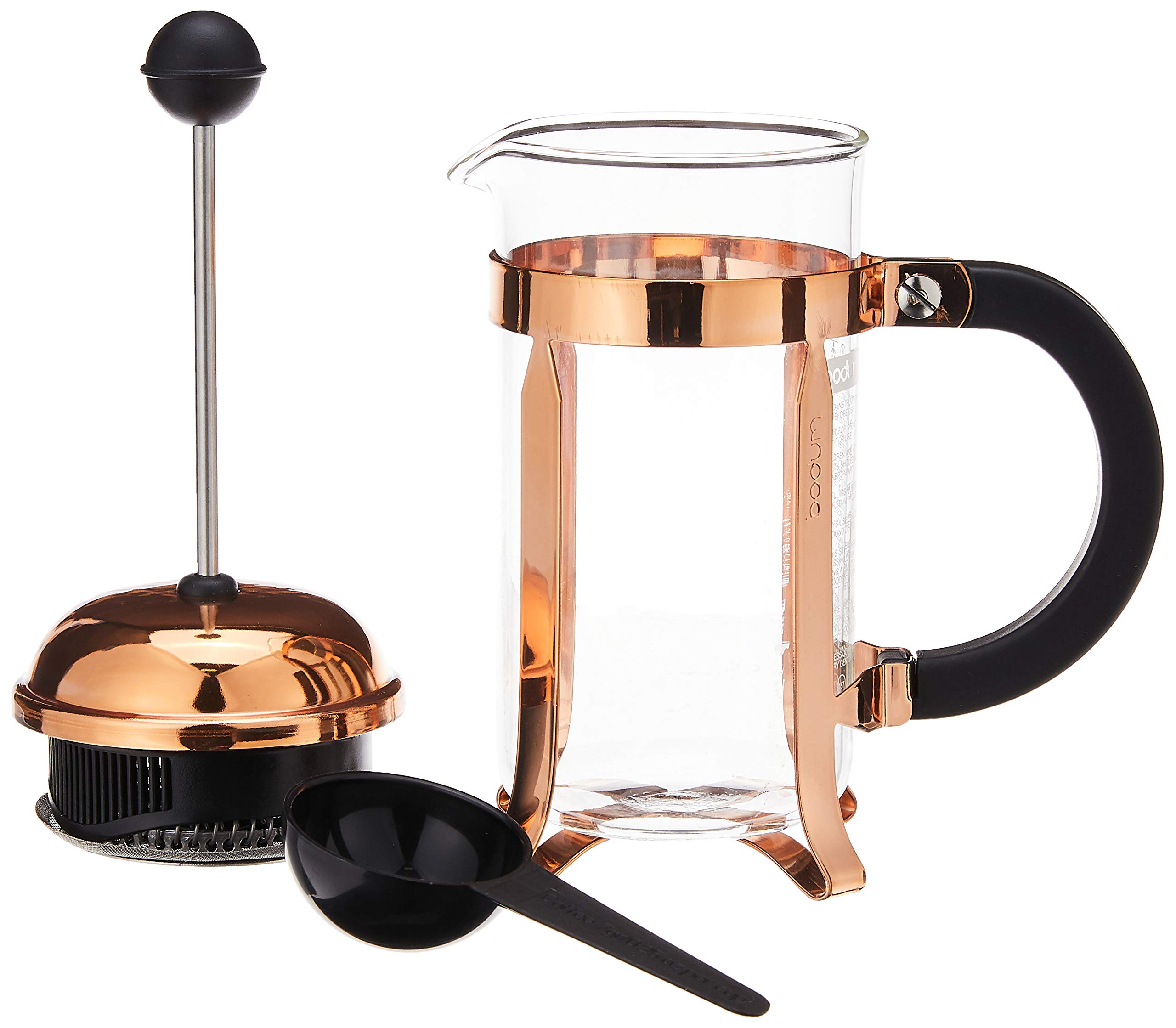 bodum-chambord-french-press-cafeti-re-piston-350-ml-3-tasses-cuivre-verre-borosi image 2