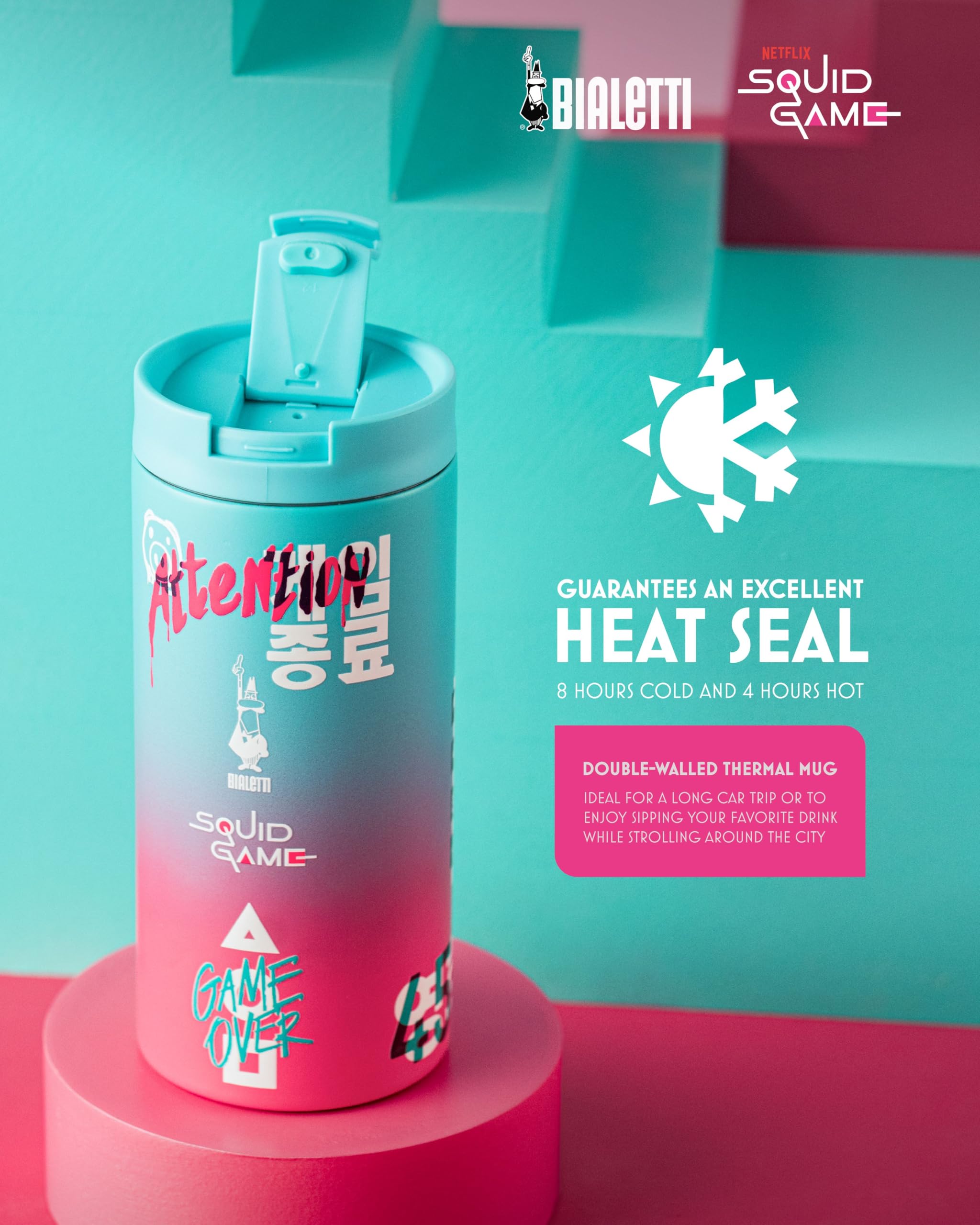 bialetti-travel-mug-squid-game-netflix-mug-isotherme-de-voyage-360-ml-acier-inox image 5