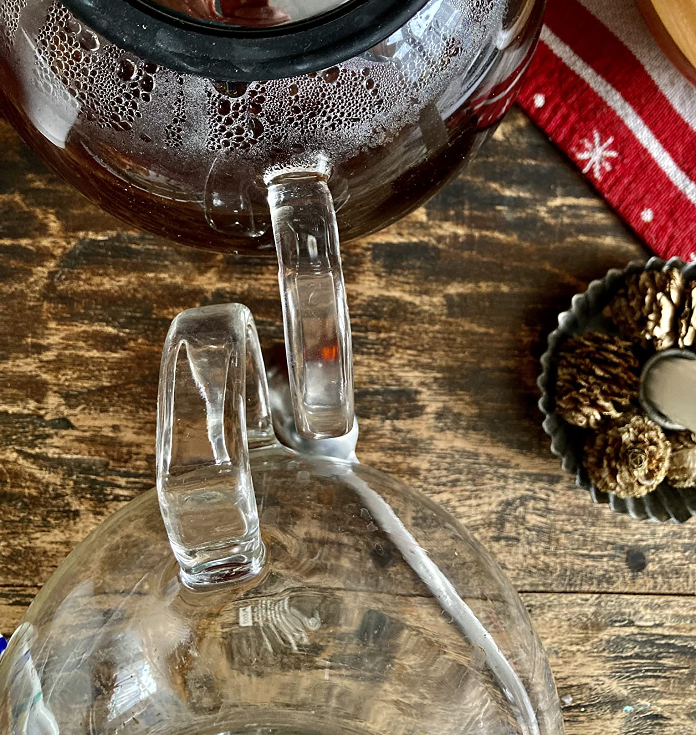 Verre cassé à l'arrivée