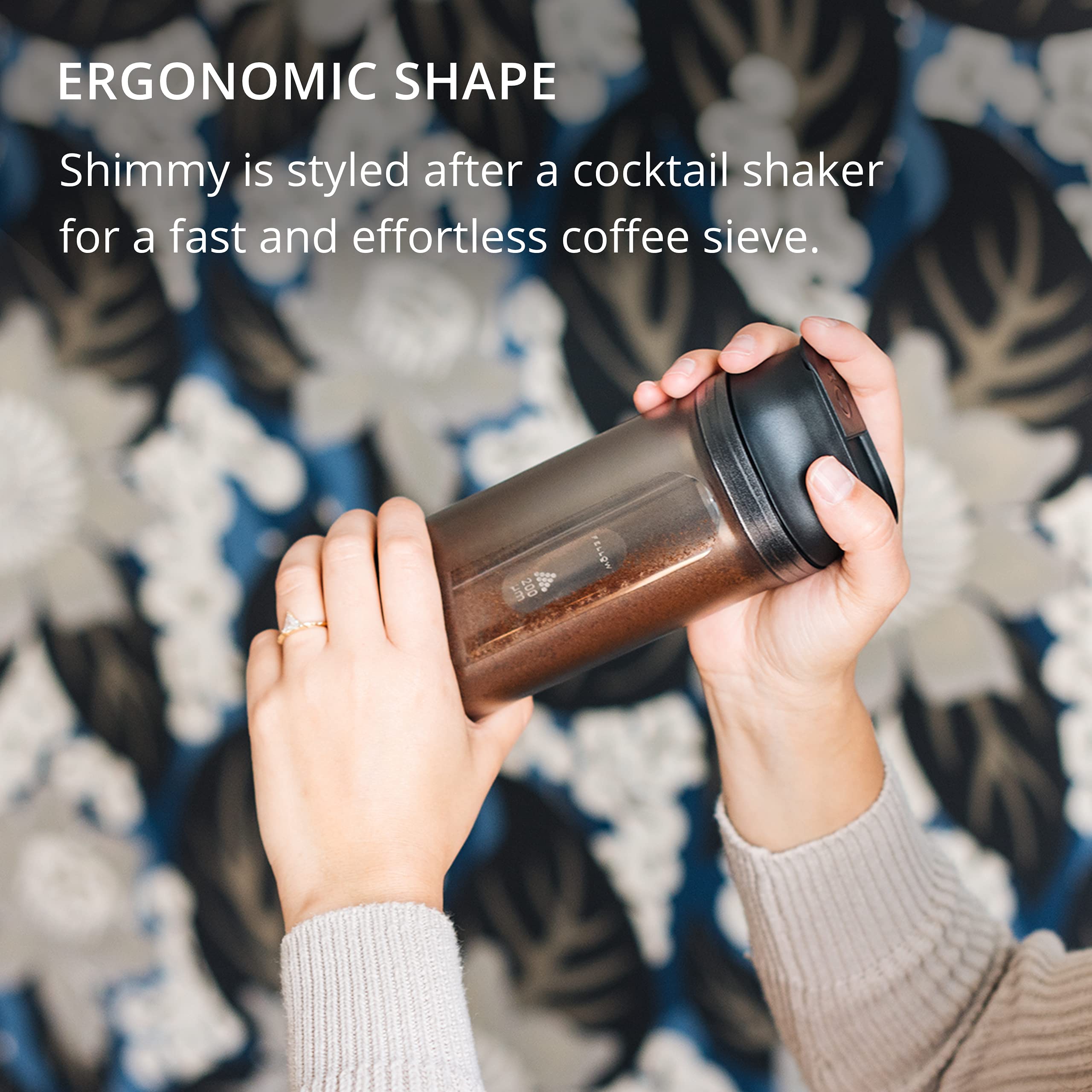 fellow-shimmy-passoire-tamis-caf-en-acier-inoxydable-304-mailles-fines-200-micro image 4
