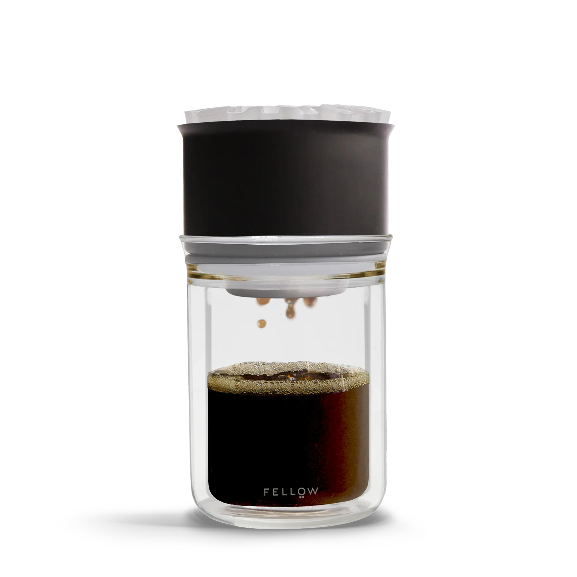 fellow-stagg-x-pour-over-set-dripper-double-paroi-verre-d-gustation-extraction-u image 2