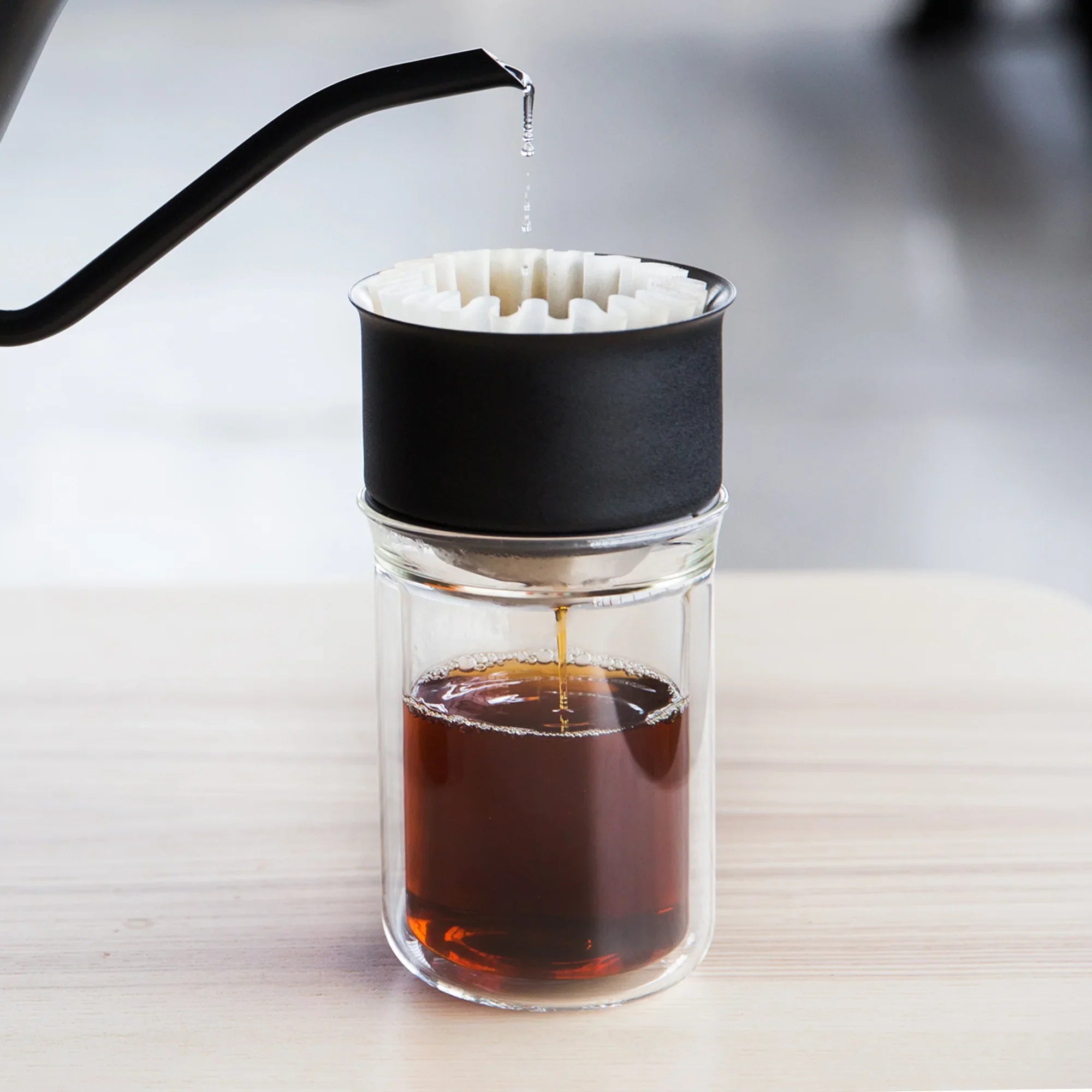 fellow-stagg-x-pour-over-set-dripper-double-paroi-verre-d-gustation-extraction-u image 4